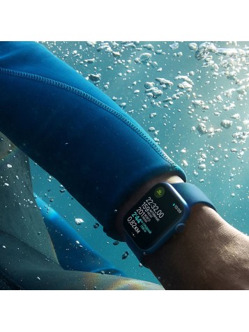 Apple Watch Series 7 GPS, 41mm, корпус из алюминия цвета «сияющая звезда», спортивный ремешок (Sport Band) цвета «сияющая звезда»